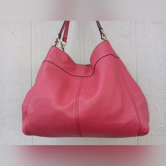 Coach Coral Handbag Shoulder Bag Tote Purse - Picture 5 of 8